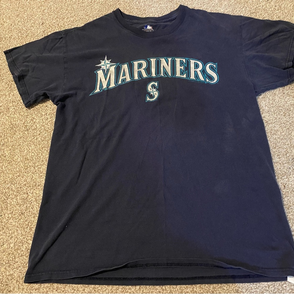 Seattle Mariners Navy Blue Tee Shirt